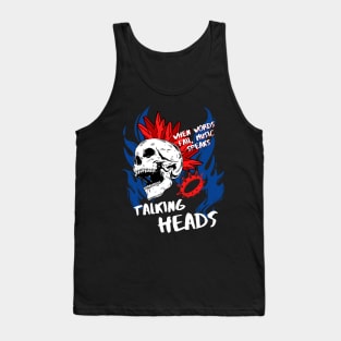 talking heads ll music speaks Tank Top